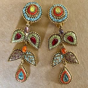 Vintage Poggi Paris Clip On Earrings